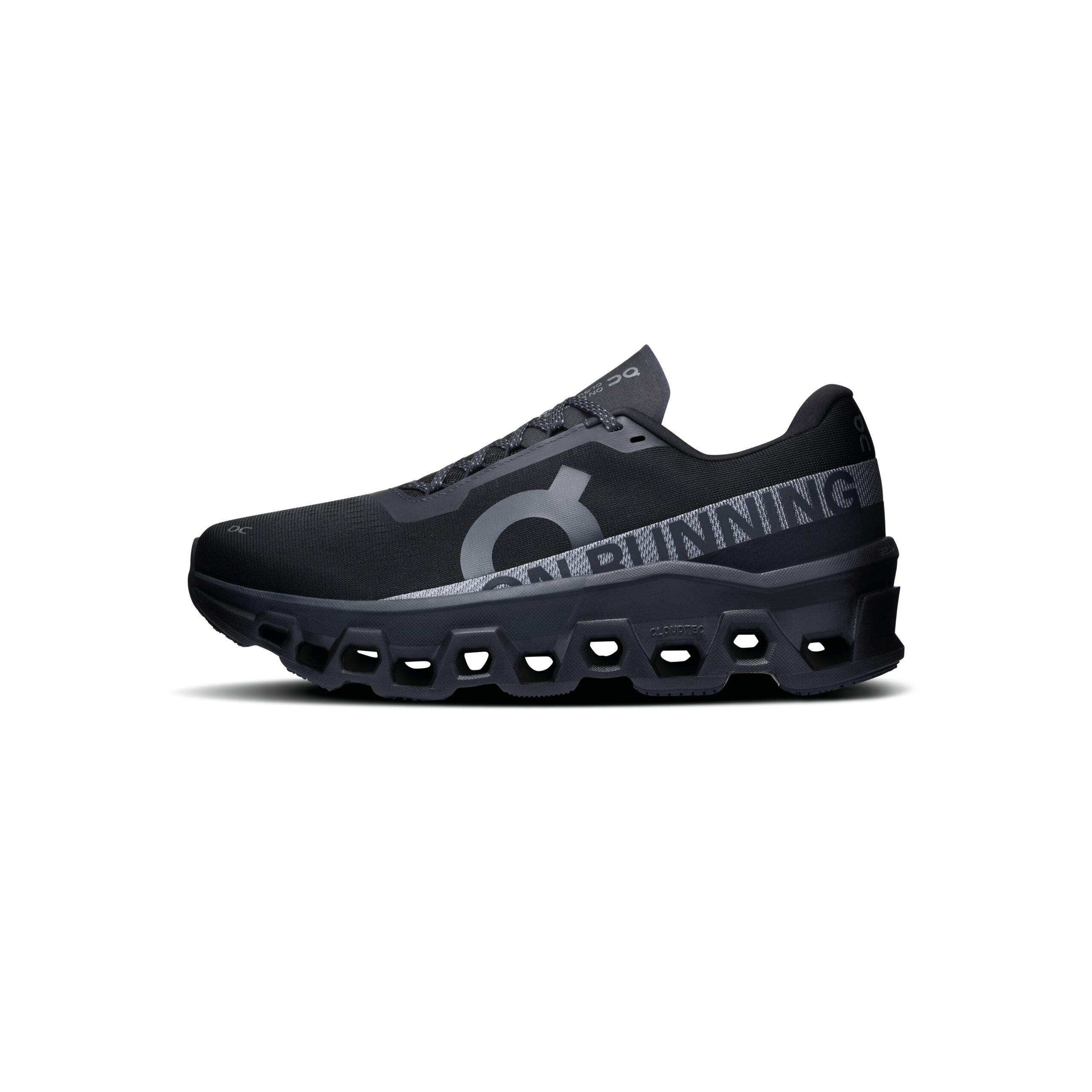 Alternative view of ON Cloudmonster 2 'Black/Black'