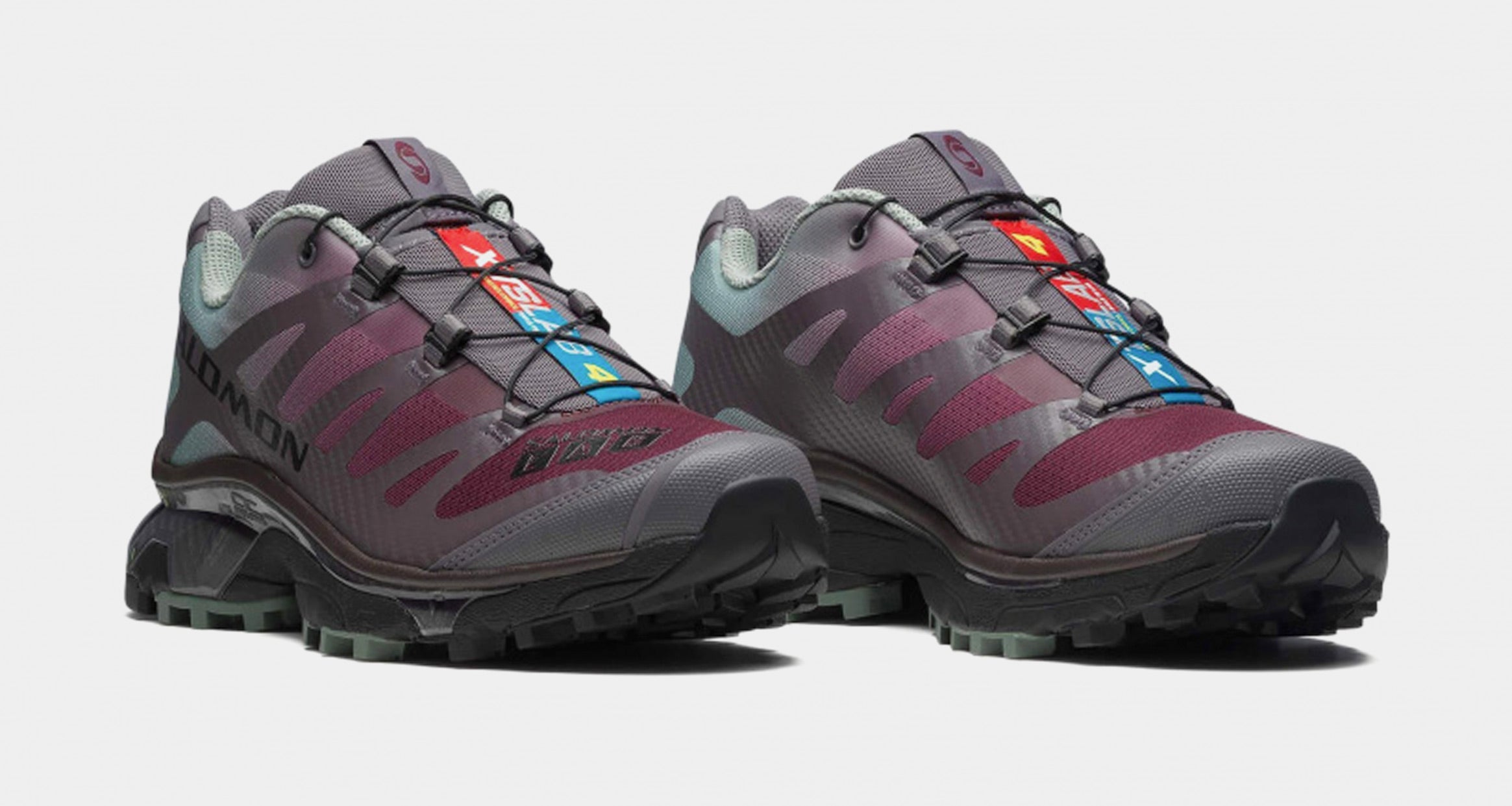 XT 4 OG Mens Running Shoes (Excalibur/Green Milieu/Tawny Port) - Image 3