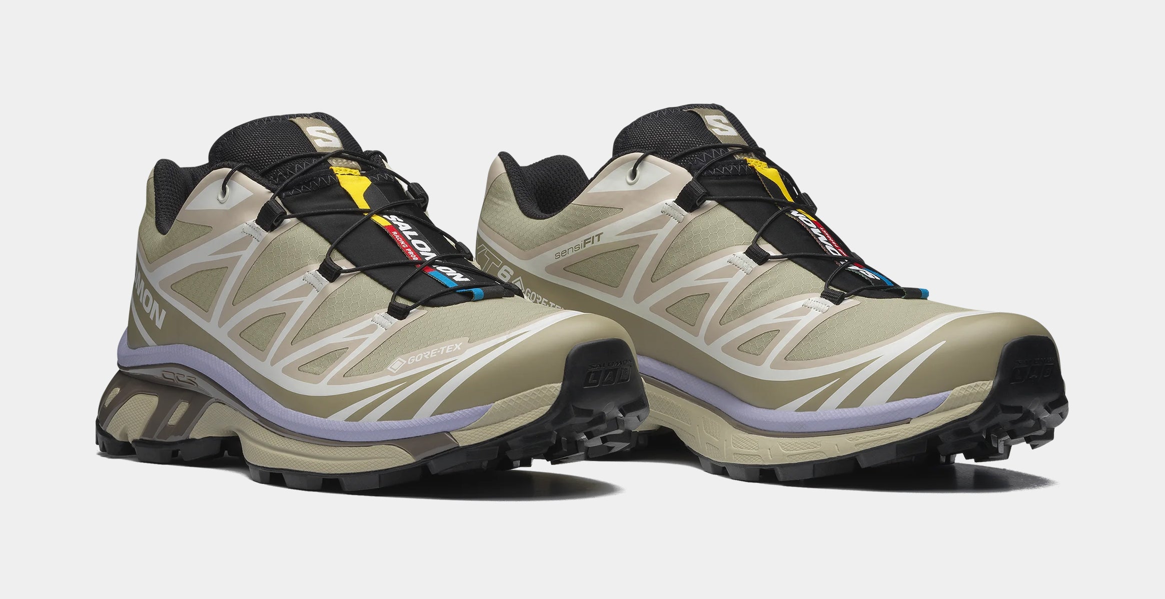 XT-6 GORE-TEX Mens Running Shoes (Eucalyptus/Silver Sage/Cosmic Sky) - Image 3
