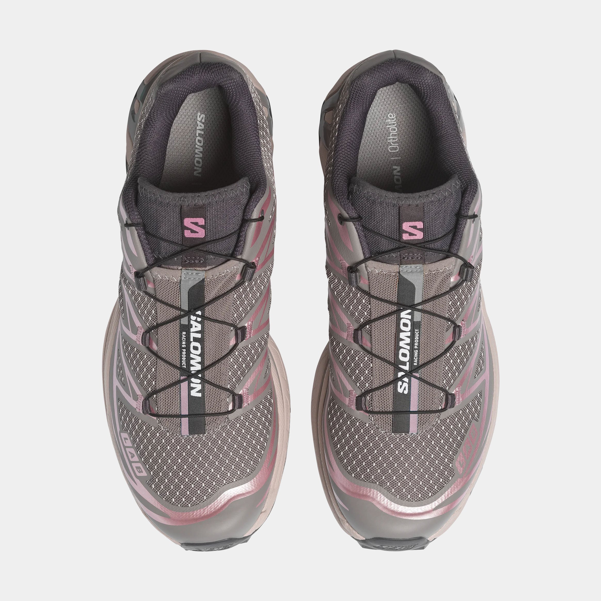 Alternative view of XT-6 Steel Streets Mens Running Shoes (Cloudburst/Dawn Pink/Nine Iron)